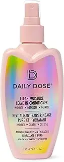 Daily Dose Miracle Moisture Spray Leave-In Conditioner Detangler (8.5oz) Paraben Free, Phthalates Free, Cruelty Free, Vegan
