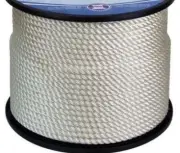 3 Strand Nylon Rope 100m Reel 8mm 1525kg Breaking Strain Boat Marine Fishing