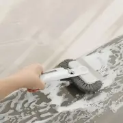 Rotating Cleaning Brush Scrubbing Brush Window Shoes Soap Dispenser Scraper