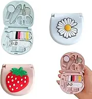 ARREBOL 2 Pack Mini Sewing Kit for Travel, Wedding Emergency Kit for Bride, Small Needle and Thread Kit for Beginners, (2)