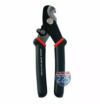 PRO Cable Cutter Cuts Up To 1/0 AWG with Side Knife for Stripping Insulation