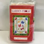 Garden Frolic Butterfly Quilt Pattern & Fabric Kit Marcia Layton Applique Lap