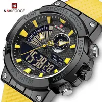 在飛比找蝦皮商城優惠-SEIKO Naviforce 原創男士手錶時尚運動黃色手錶