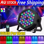 2PCS 36LED RGB Par Light Can Stage Lights DMX512 DJ Disco Bar Uplighter Lighting
