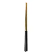 3Pair Black Gold Cutlery Set Steak Teaspoon Dessert Stainless Steel Dinnerware Chopsticks