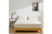 Dreamaker Jasper Teddy Fleece Combo Fitted Sheet Set Snow