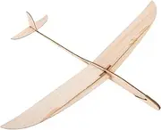 FUNNETOYU Wooden Hand Launch Glider Airplane Easy to Throw Distance Flight for Fun Sturdy Construction Birthday Boy Girl Adults