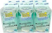 [Scrub Daddy] Soap Daddy - Dual-Sided Liquid Dish Soap Dispenser for Kitchen Sink + Bathroom Cleanup - Refillable + Easy to Use Countertop Essential - Use with Dish or Hand Soap - 1 Count (6 Pack)
