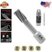 Carbide Annular Cutter with Precision CNC Machined Design - 2" Depth