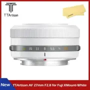 TTArtisan 27mm F2.8 XF APS-C AF Lens for Fujifilm Fuji X mount X-T3 X-T4-White