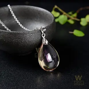 【w-jewelry】精品水晶工坊-頂級3A全美紫黃晶墬(11040504)
