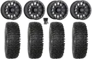 Method 401 Bdlk 14" Wheels Bk 4+3 32" RC500 Tires Ranger XP 9/1K