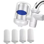 Faucet Water Filter Tap Water Filter with Replacement Filter Sink Bathroom Water