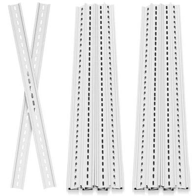 Din Rail Mount High Slotted Extruded Metal Rail for Hardware Components Mount...