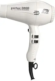 [Parlux] 3800 Ceramic & Ionic 2100W Hair Dryer, White
