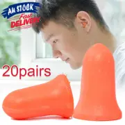 20 Pairs Foam Uncorded Disposable EarPlug Leight Howard MAX1 33Db Noise Reducer