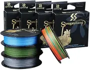 LLEIIshen Super Strong 4 Colors 100M PE Braided Fishing Line 4 Strands Fishing Line Smooth Braided Monofilament Fishing Line/1449