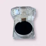 6 Acrylic Ring Box Storage Clear Display Case Black Insert
