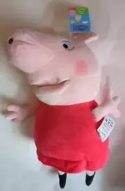 Peppa Pig Hasbro 17" Hand Puppet / Plush Toy Brand New with Tags