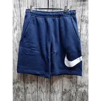 在飛比找蝦皮購物優惠-【小比美國代購】【Nike】男生藍色大勾短棉褲