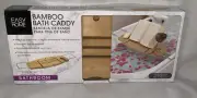 Easy Home Bamboo Bath Caddy