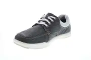 Cloudsteppers by Clarks Mens Step Isle lace, Black Textile, Size 8.5M, NIB