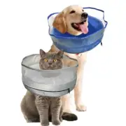 Durable Protective Anti Bite Neck Strap Pet Recovery Dog Collar Inflatable Cone.