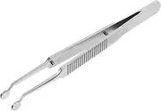 ELAYARD Stainless Steel Meibomian Gland Forcep with Head Eyelid Massage Tweezer for Eye Health and Comfort Durable Design for Precision Massage for Home and Professional