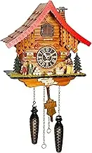 Trenkle Quartz Cuckoo Clock Black Forest House with Music