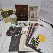 HAPPY HAUNTING Halloween Small Lot Junk Journal Scrapbook Ephemera DIY