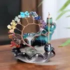 Faux Tree Ornament Study Aid Incense Burner Handcrafted Waterfall Holder