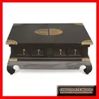 BEIJING SOLID MAHOGANY TIMBER Coffee Table 4 drawers 1.0M x 1.0M