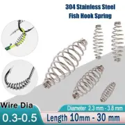 Single Circle Fish Hook Spring Fishing Hooks Fly Fishing Chub Tackle S M L Size