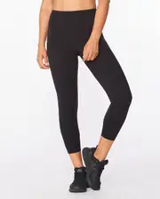 Form Hi-Rise Compression 7/8 Tights, 2XU, XS, Black/Black, Female