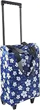 Shopping Bag on Wheels, Reusable Grocery Bags, Shopping cart for Groceries, Foldable Trolley, 20kg Load Trolley Bags with Telescopic Handle