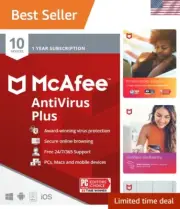 Old Version] AntiVirus Protection Plus 2022 | 10 Device | Internet Security S...