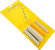 ETHZZLE 1Set Paint Roller Kit with Tray Painting Rollers for Walls Cabinets and Furniture Compact and Lightweight DIY Painting Tools for Home Decoration