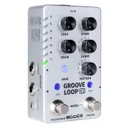 MOOER GROOVE LOOP X2 Drum Machine 14 Slots Loop 10mins Looper 121 Rhythm Drum
