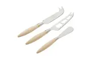 Stephanie Alexander Harvest 3pc Cheese Knife Set Stainless Steel Knives Spreader
