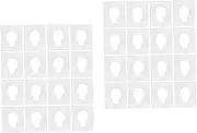 Angoily 2sets Toilet Seat Covers Disposable Travel Potty Pad Large Size Gentle Wood Pulp Sanitary Safe for Home/Outdoors 60pcs*2