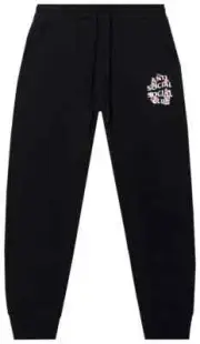 Anti Social Social Club KKoch Sweatpants Black Sz XL 100% Auth ASSC