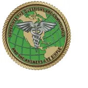 Medicine Medallion for Box Cremation Urn/Flag Case - 3 Inch Diameter