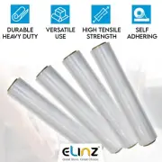 Shrink Wrap Stretch Film 500mm X 240M 23µ Micron Pallet Self-Adhering 4 Rolls