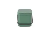 Sort & Go Waste Bin (Fir Green) - 6 Litre