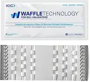 Waffletechnology Bill Acceptor Cleaning Cards Featuring with Miracle Magic, KW3-BMB15M (15 Cards/Box)