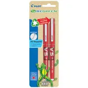 Pilot BegreeN Hi-Tecpoint Rollerball Pen 0.5mm Red 2 Pack