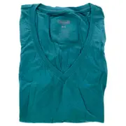 Bamboo V-Neck Tee - Tropical Teal by Cariloha for Women - 1 Pc T-Shirt (M)