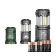 3 Pack AAA &AA Batteries LED Camping Lanterns