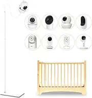 GAHOGA Baby Monitor Floor Stand Holder Mount Compatible with HelloBaby, Nanit Pro, Owlet, Infant Optics, Motorola, VAVA, Adjustable Universal Baby Camera Stand Mount