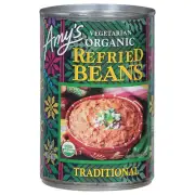 Amy's Bean Refried Traditional 15.4 oz (Pack of 12)